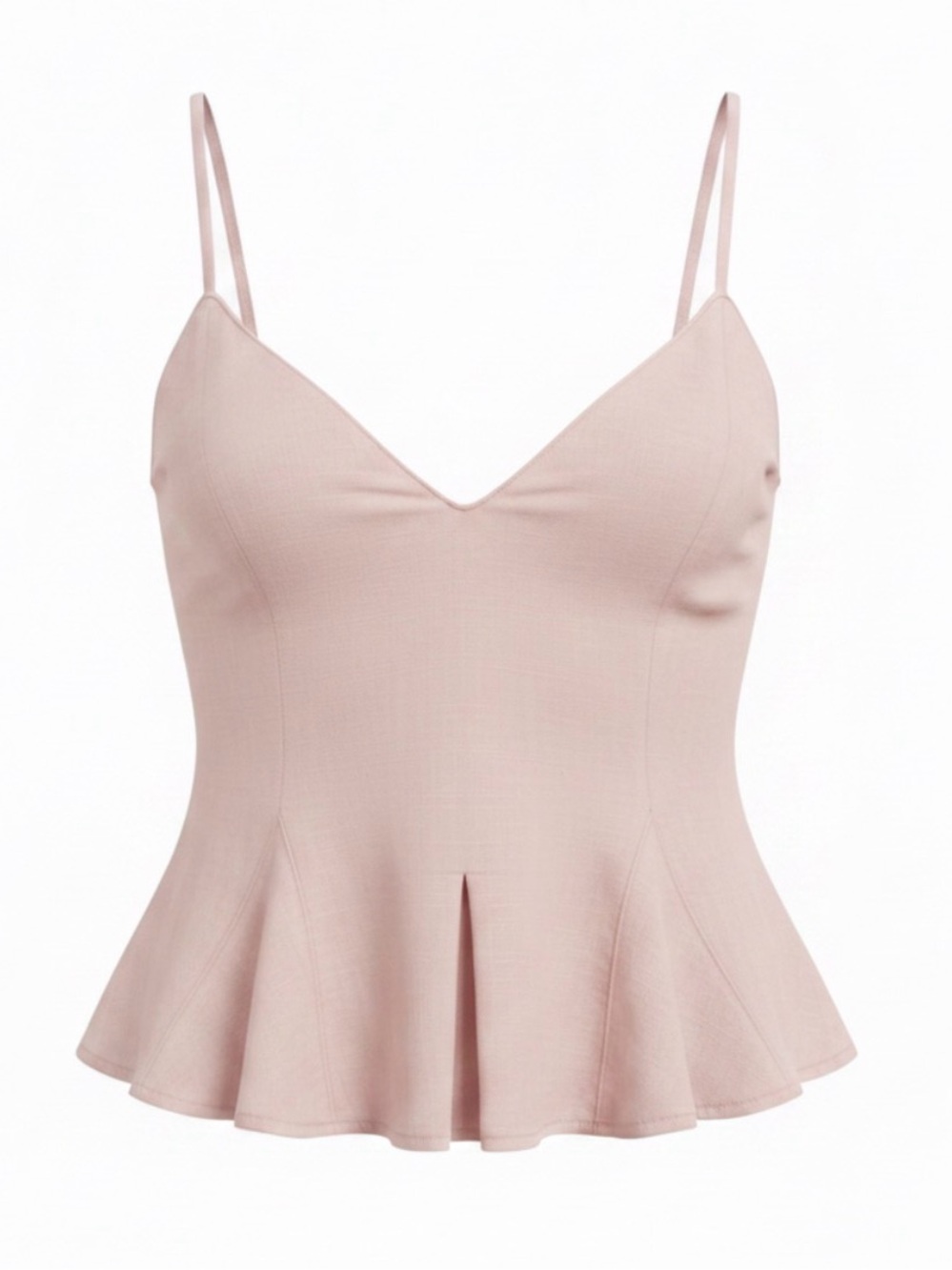Express Peplum Camisole in Soft Pink